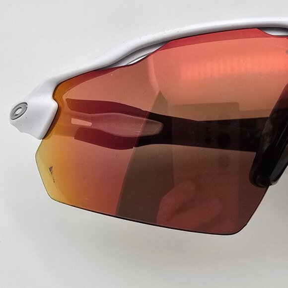 Oakley OO9211-04 Radar EV Pitch Polished White Frame Prizm Field Lens Sunglasses - Picture 16 of 16